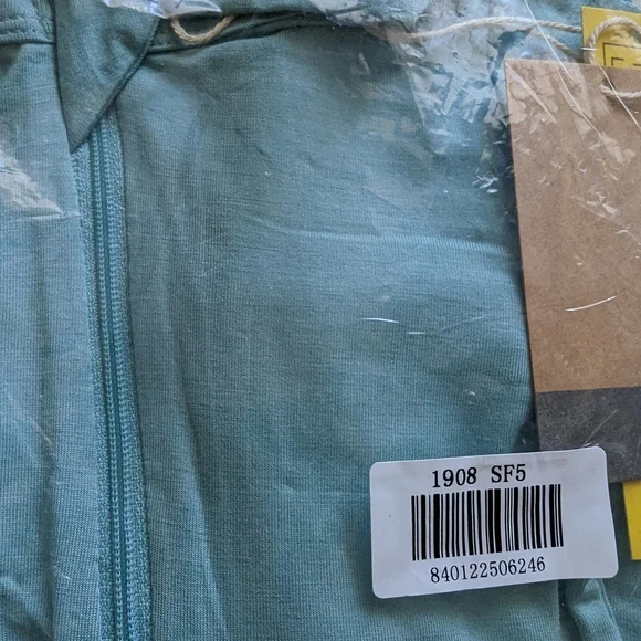 ❌SOLD on FB❌NIB Kyte Baby Zippered Footie in Seafoam - Picture 3 of 3